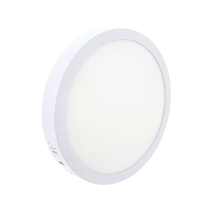 LED taklampa LED/18W/230V 4200K diameter 21 cm vit