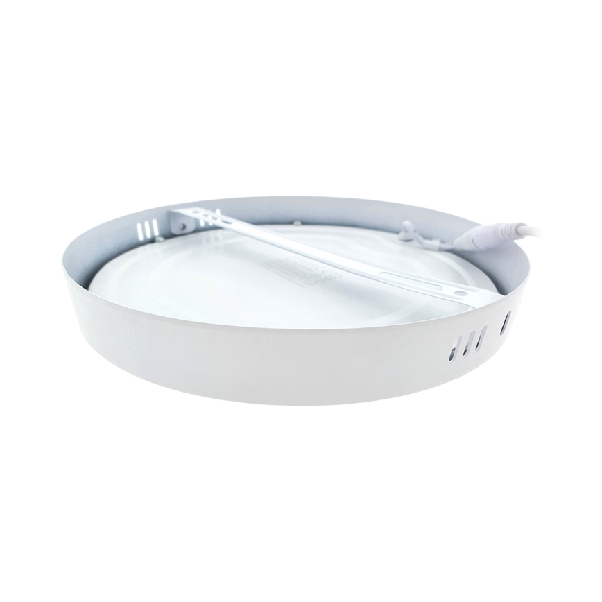 LED taklampa LED/18W/230V 4200K diameter 21 cm vit