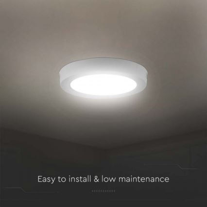 LED taklampa LED/18W/230V 6500K