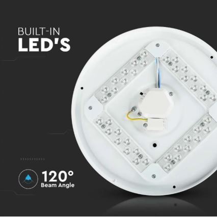 LED Taklampa LED/18W/230V d. 31 cm 3000/4000/6400K
