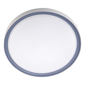 LED taklampa LED/18W/230V diameter 30 cm vit/grå
