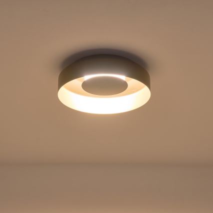 LED taklampa LED/20W/230V 3000K svart