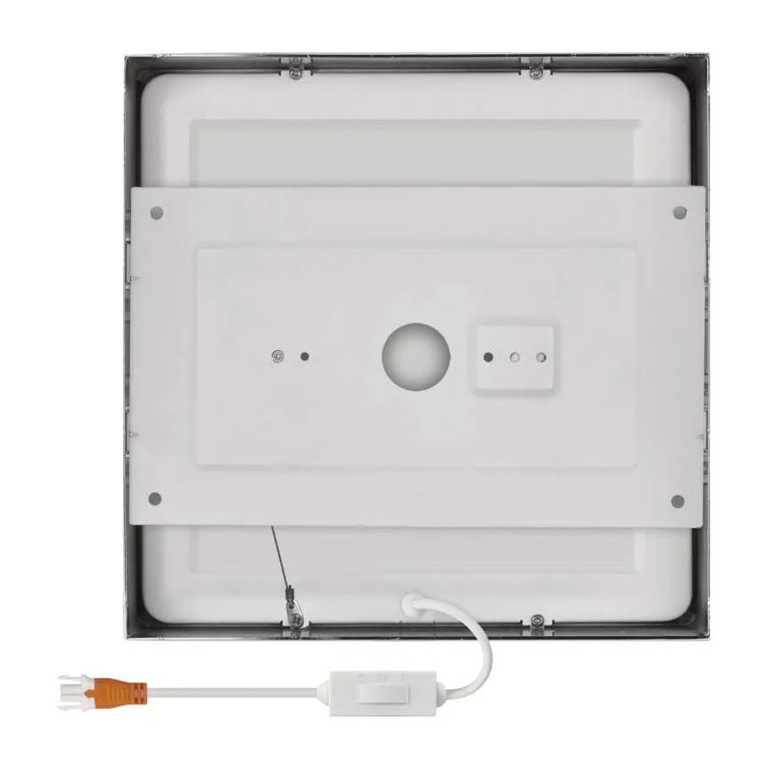 LED taklampa NEXXO LED/21W/230 3000/3500/4000K 22,5x22,5 cm matt krom