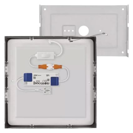 LED taklampa NEXXO LED/21W/230 3000/3500/4000K 22,5x22,5 cm matt krom