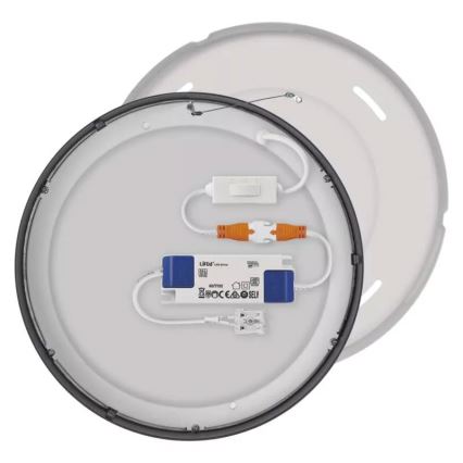 LED Taklampa NEXXO LED/21W/230V 3000/3500/4000K d. 22,5 cm svart