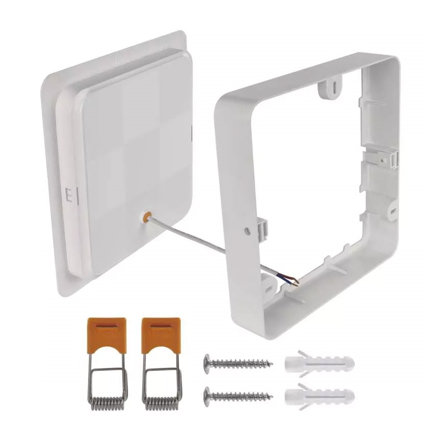 LED taklampa LED/24W/230V 22x22 cm vit