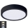 LED taklampa LED/24W/230V 3000/4000/6000K svart rund