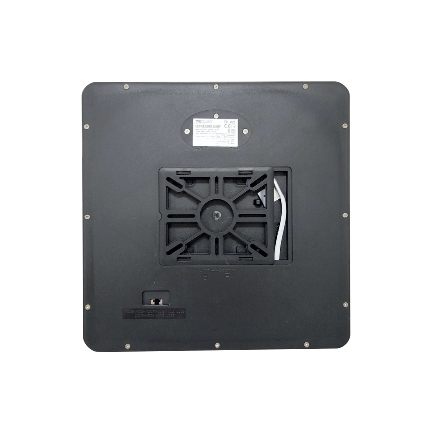 LED-taklampa LED/24W/230V 3000/4000/6500K 30x30 cm svart