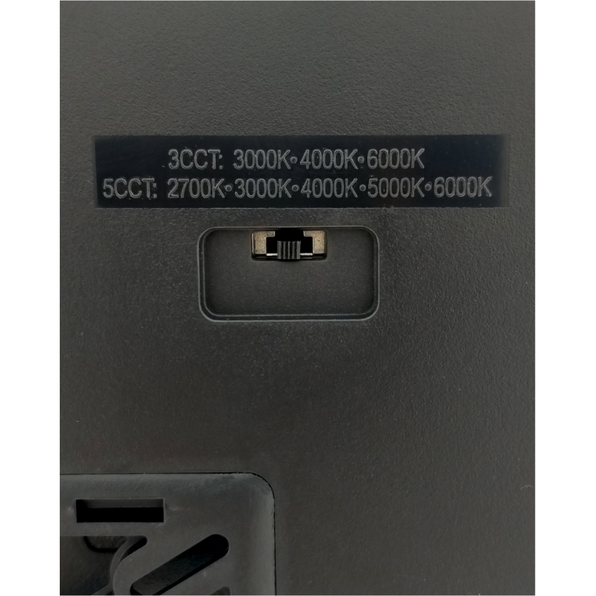 LED-taklampa LED/24W/230V 3000/4000/6500K 30x30 cm svart