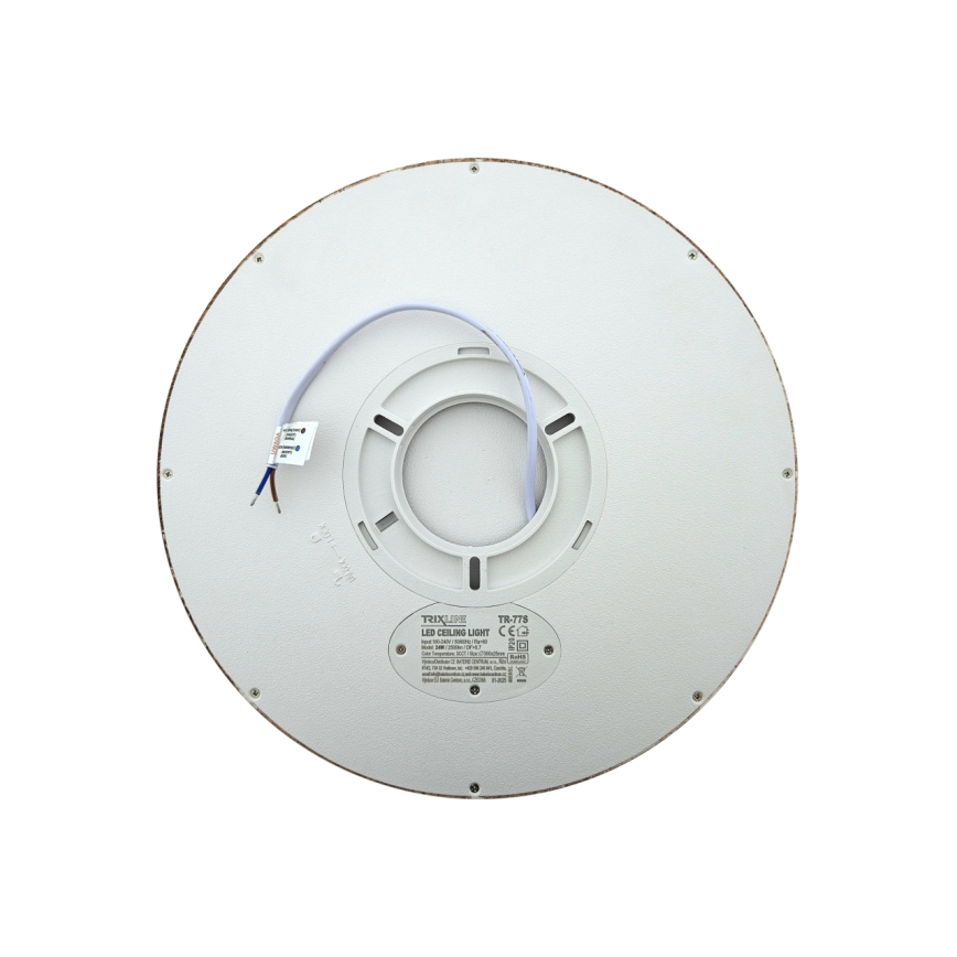 LED taklampa LED/24W/230V 3000/4000/6500K Ø 30 cm brun