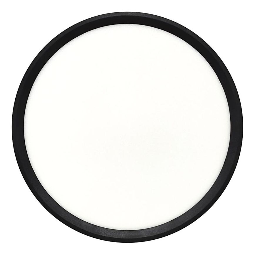 LED taklampa LED/24W/230V 3000/4000/6500K Ø 30 cm svart