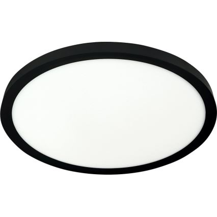 LED taklampa LED/24W/230V 3000/4000/6500K Ø 30 cm svart