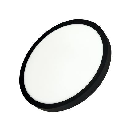 LED taklampa LED/24W/230V 3000/4000/6500K Ø 30 cm svart