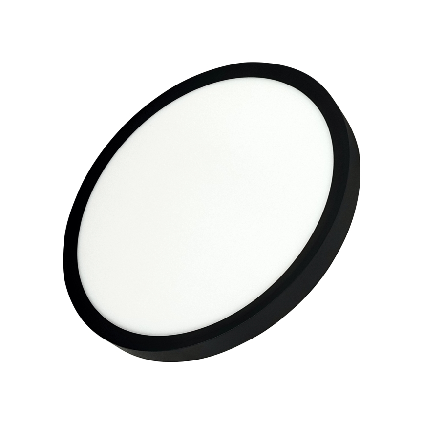 LED taklampa LED/24W/230V 3000/4000/6500K Ø 30 cm svart