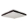 LED taklampa LED/24W/230V 4000K 45x45 cm svart