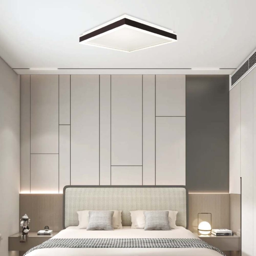 LED taklampa LED/24W/230V 4000K 45x45 cm svart