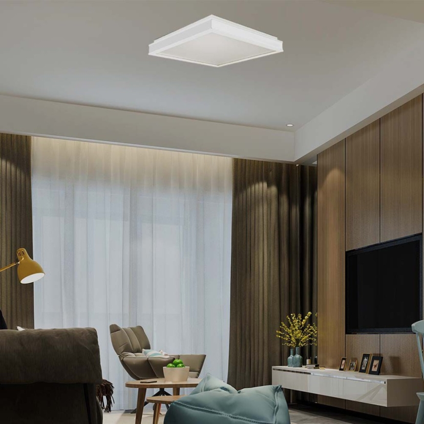 LED taklampa LED/24W/230V 4000K 45x45 cm vit