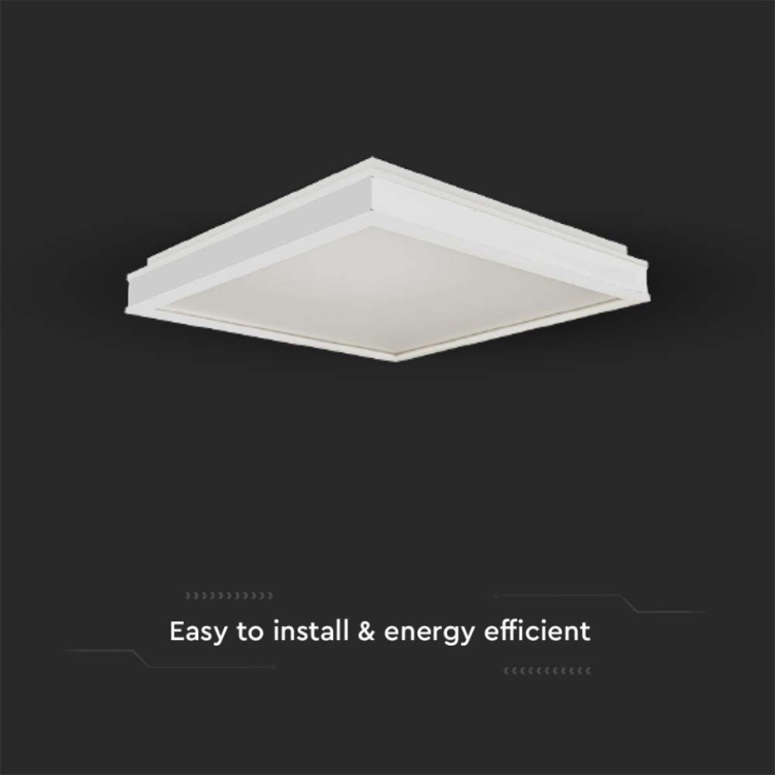 LED taklampa LED/24W/230V 4000K 45x45 cm vit