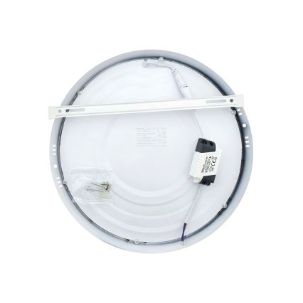 LED taklampa LED/24W/230V 4200K diameter 28,5 cm vit