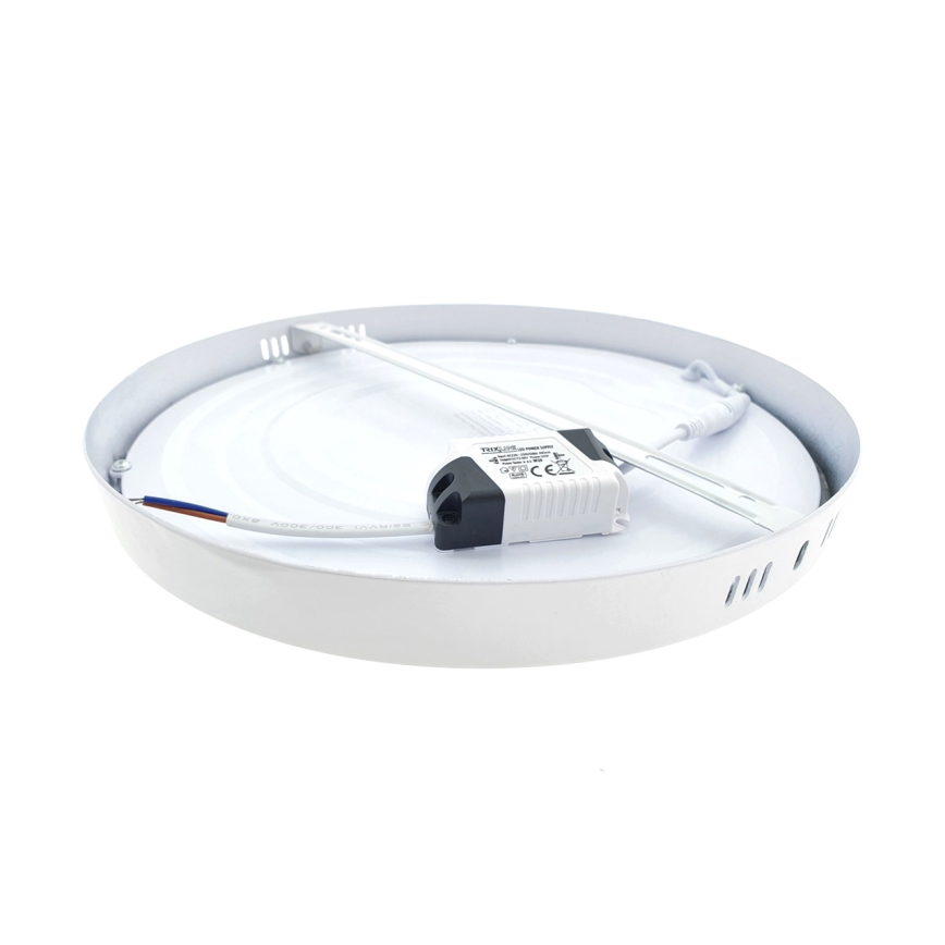 LED taklampa LED/24W/230V 4200K diameter 28,5 cm vit