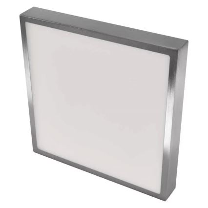 LED taklampa NEXXO LED/28,5W/230V 3000/3500/4000K 30x30 cm matt krom
