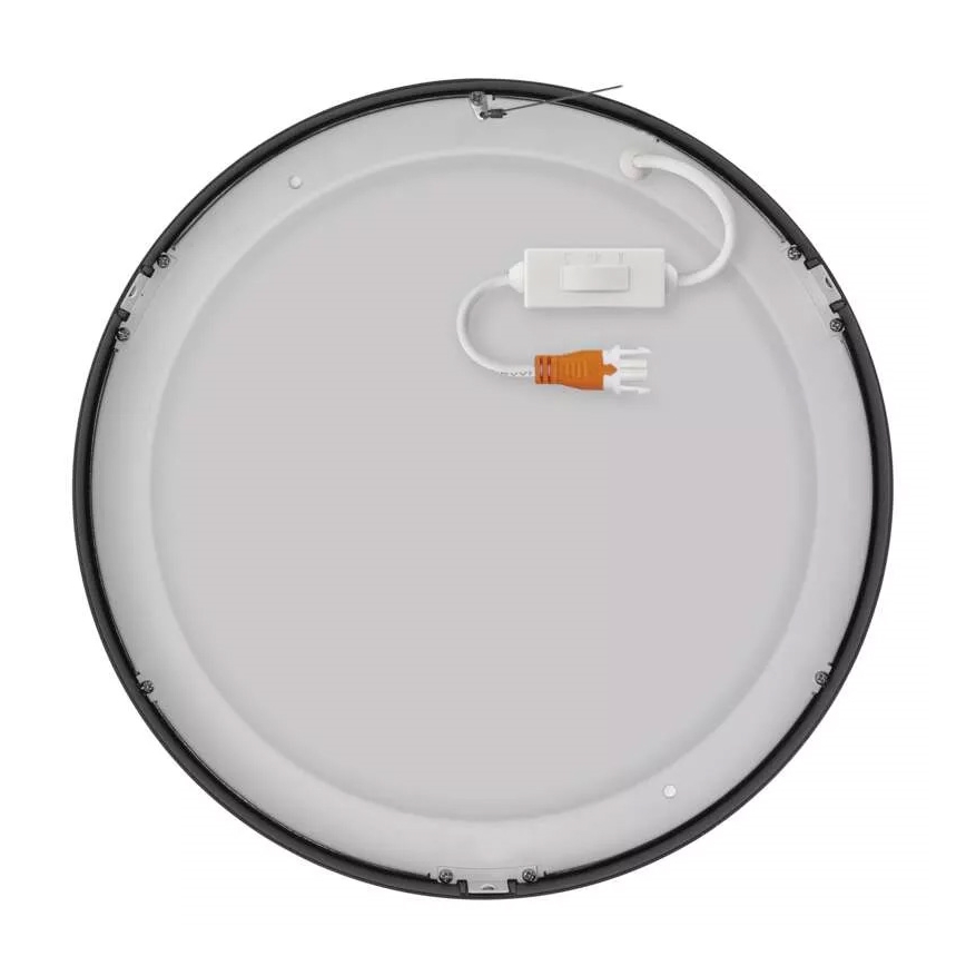 LED Taklampa NEXXO LED/28,5W/230V 3000/3500/4000K d. 30 cm svart