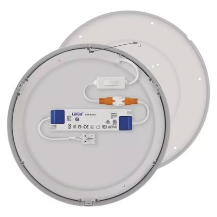 LED Taklampa NEXXO LED/28,5W/230V 3000/3500/4000K d. 30 cm vit