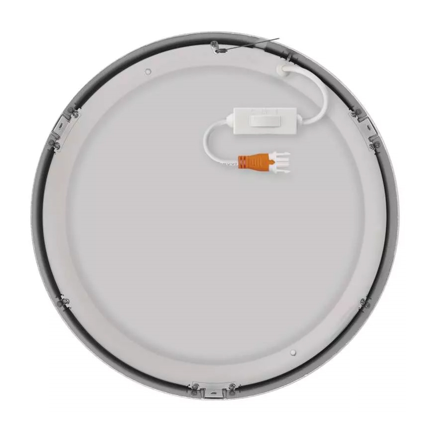 LED taklampa NEXXO LED/28,5W/230V 3000/3500/4000K diameter 30 cm skinande krom