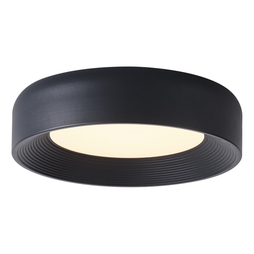 LED taklampa LED/30W/230V 3000K svart diameter 40 cm