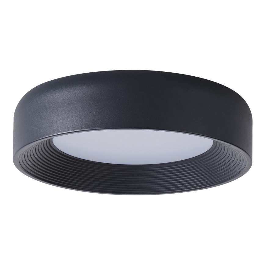 LED taklampa LED/30W/230V 3000K svart diameter 40 cm