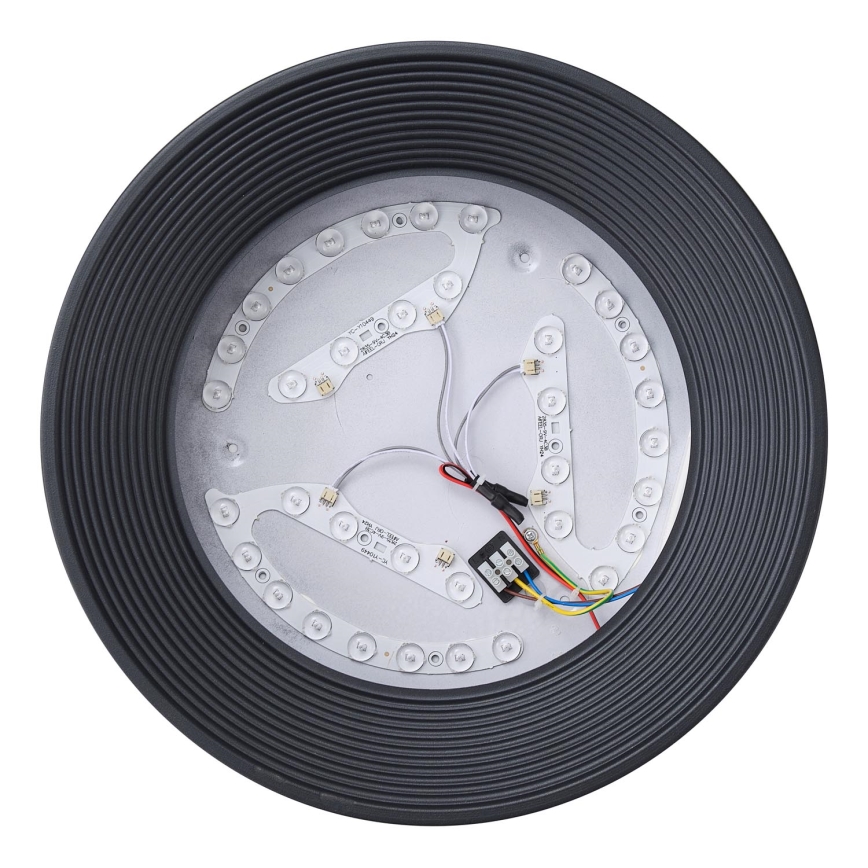 LED taklampa LED/30W/230V 3000K svart diameter 40 cm