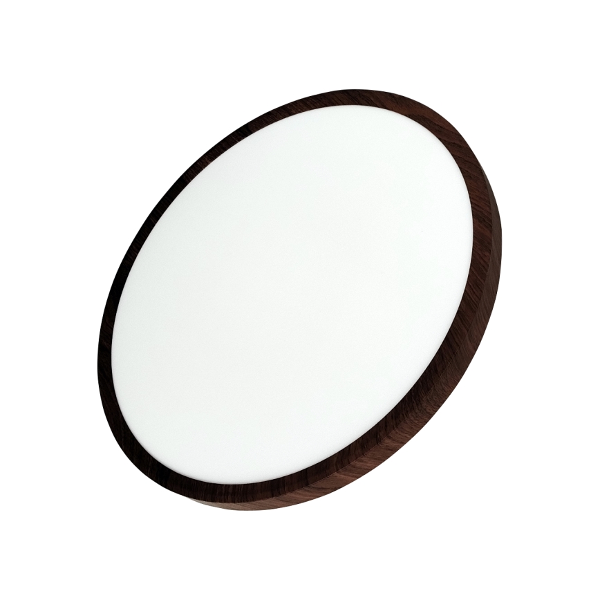 LED taklampa LED/32W/230V 3000/4000/6500K Ø 40 cm brun