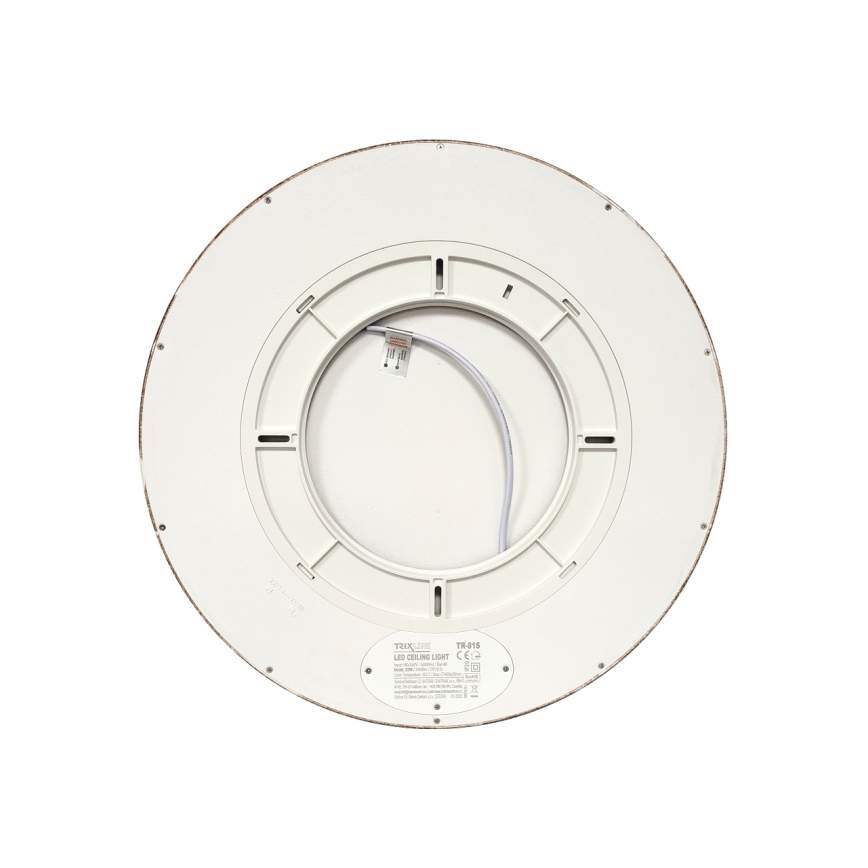 LED taklampa LED/32W/230V 3000/4000/6500K Ø 40 cm brun