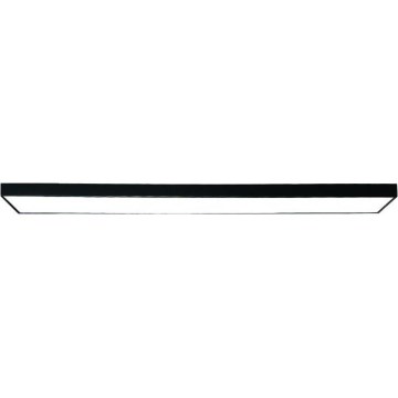 LED taklampa LED/32W/230V 4000K 120x13 cm svart