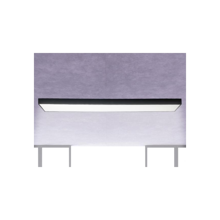 LED taklampa LED/32W/230V 4000K 120x13 cm svart