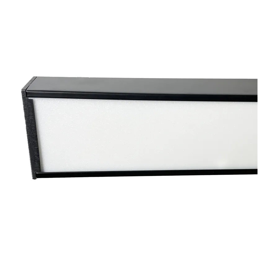 LED taklampa LED/32W/230V 4000K 120x7 cm svart