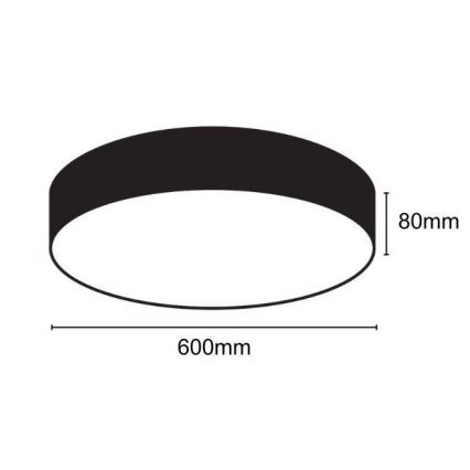 LED taklampa LED/35W/230V 4000K diameter 60 cm
