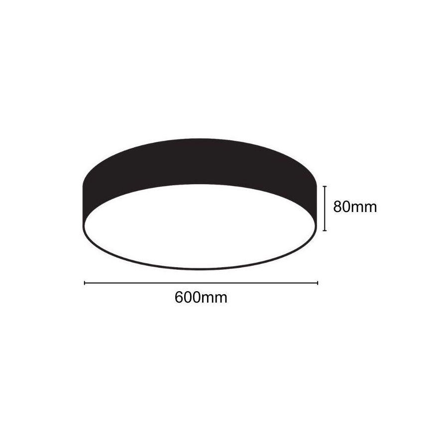 LED taklampa LED/35W/230V 4000K diameter 60 cm