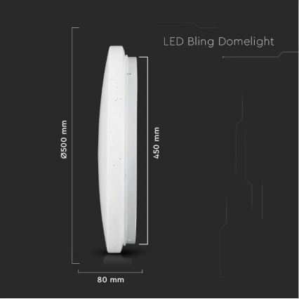 LED Taklampa LED/36W/230V d. 50 cm 3000/4000/6400K