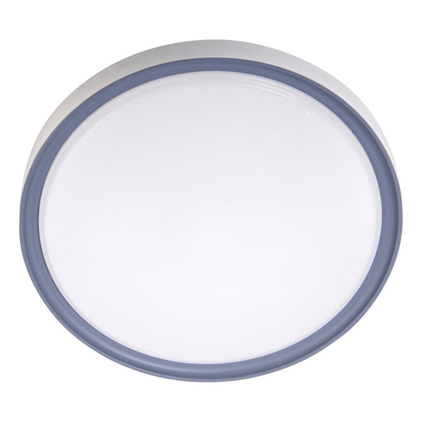 LED taklampa LED/36W/230V diameter 40 cm vit/grå