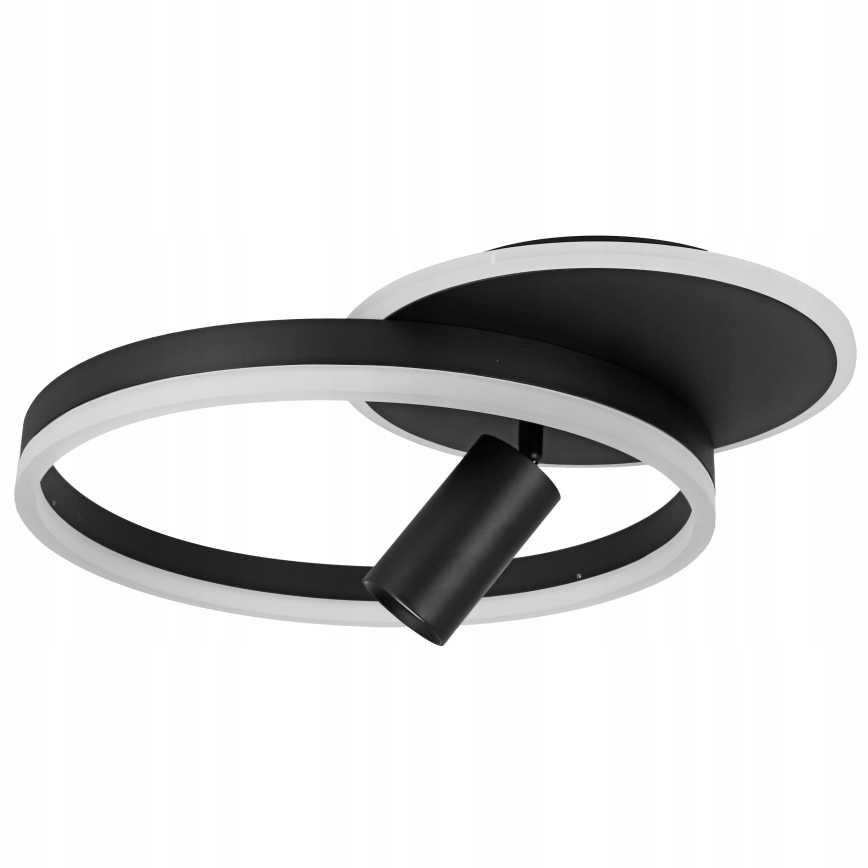 LED-taklampa LED/38W/230V + 1xGU10/30W svart