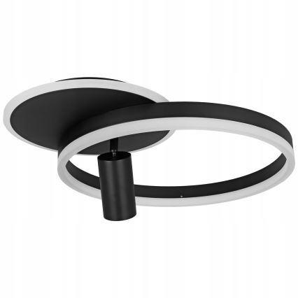 LED-taklampa LED/38W/230V + 1xGU10/30W svart