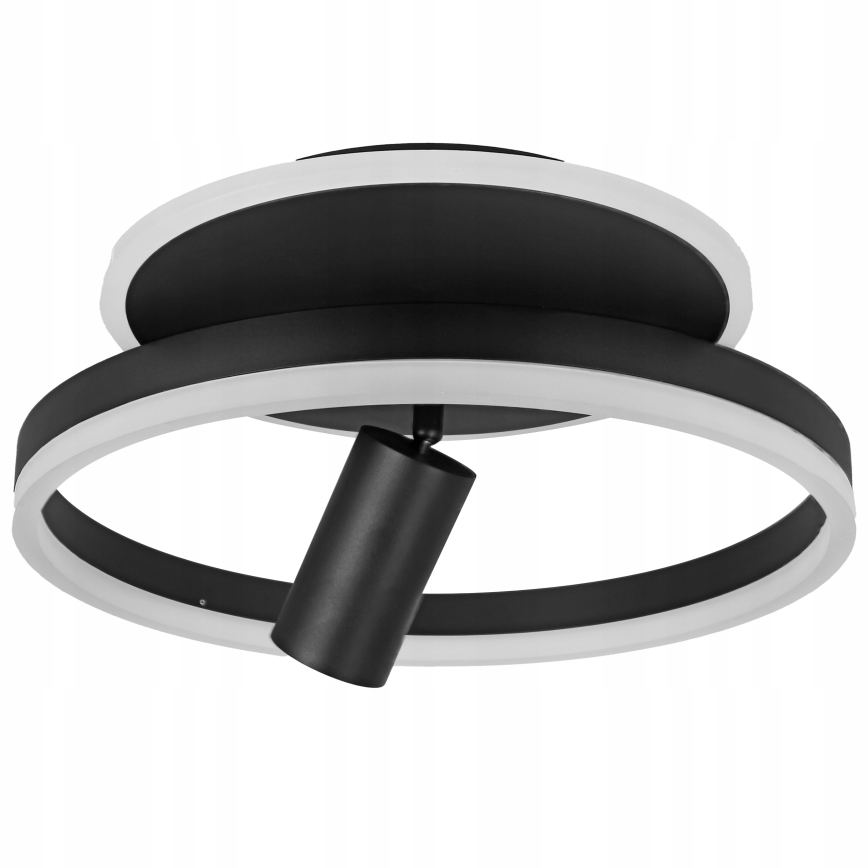 LED-taklampa LED/38W/230V + 1xGU10/30W svart