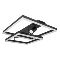 LED taklampa LED/38W/230V + 1xGU10/30W svart