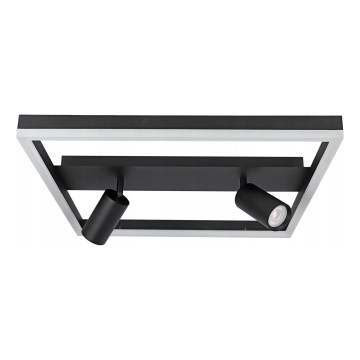 LED-taklampa LED/38W/230V + 2xGU10/30W svart