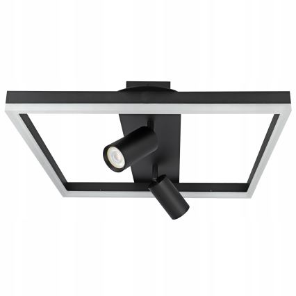 LED-taklampa LED/38W/230V + 2xGU10/30W svart