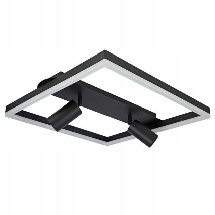 LED-taklampa LED/38W/230V + 2xGU10/30W svart