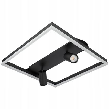 LED-taklampa LED/38W/230V + 2xGU10/30W svart