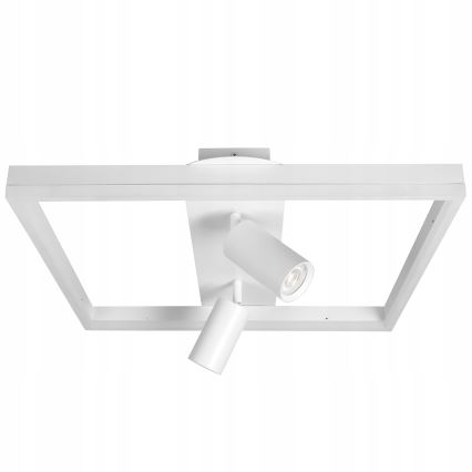 LED taklampa LED/38W/230V + 2xGU10/30W vit