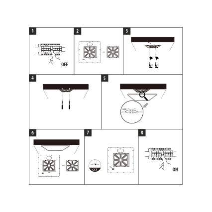 LED taklampa LED/40W/230V 3000/4000/6500K 50x50 cm beige